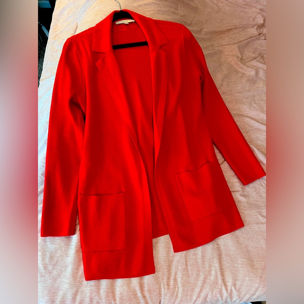 Red-orange Cardigan